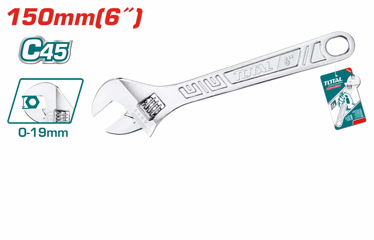 Total Adjustable Wrench THT101063 Total